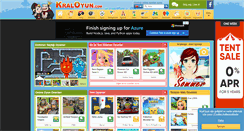 Desktop Screenshot of kraloyun.com